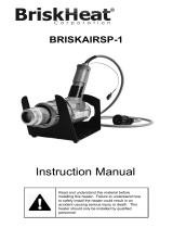 BriskHeat BriskAIR Hot Air Gun User manual