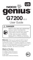 NOCO G7200 2.0 User guide