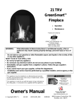 Lopi 21 TRV GS Fireplace GS1 Owner's manual