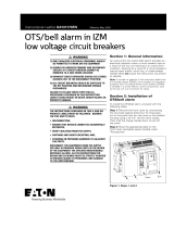 Eaton IZM-PXR Operating instructions
