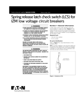 Eaton IZM-PXR Operating instructions