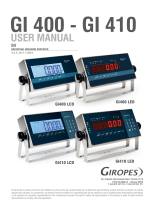 Baxtran GI400 LCD User manual