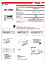 Xmart HL-STEP-06 Solar Lamp User manual