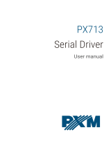 PXM PX713 User manual