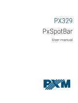 PXM PX329 User manual