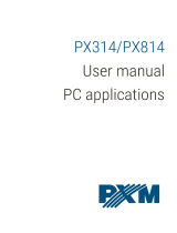 PXM PX314/PX814 PC User manual