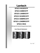 Lantech IGS-L6408XSFP User manual