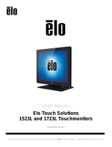 Elo 1523L 15" Touchscreen Monitor User guide