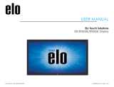 Elo 5553L 55" Interactive Digital Signage User guide