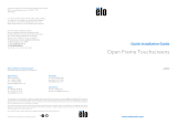 Elo 1790L 17" Open Frame Touchscreen User guide