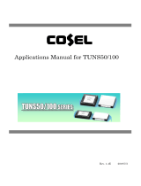 Cosel TUNS100F User manual