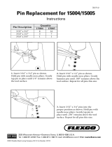 FLEXCOAlligator Rivet Pin Replacement for 15004/15005