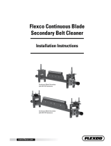 FLEXCO CBS Continuous Blade Secondary Belt Cleaner Operating instructions