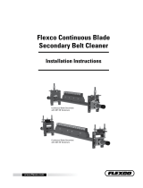 FLEXCOCBS Continuous Blade Secondary Belt Cleaner