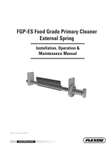 FLEXCOFGP-ES Food Grade Primary Cleaner External Spring