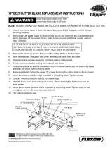 FLEXCO 14" Belt Cutter Blade Operating instructions