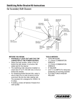 FLEXCO Roller Bracket Kit Operating instructions