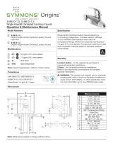 Symmons S-9612-MP-1.5 Installation guide
