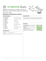 Symmons Industries 363TB-24-BBZ Installation guide