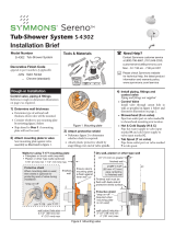 Symmons S-4302-STN-TRM Installation guide