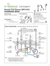 Symmons SRT-4472-STN Installation guide