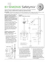 Symmons 1-100-X-2.0 Installation guide