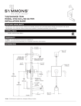 Symmons 0142-02-L/HD-SS-TRM Installation guide