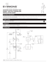 Symmons 0142-05-L/HDHSB-TRM Installation guide