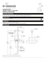 Symmons 0142-01-L/HD-TRM Installation guide