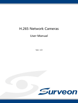 Surveon CAM3371EM-5 H.265 Outdoor Bullet Network Camera User manual