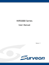 Surveon NVR3308 User manual