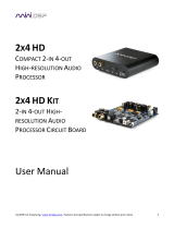 miniDSP 2X4 HD User manual