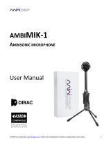 miniDSP ambiMIK-1 User manual