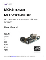 miniDSP MCHtreamer User manual