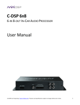miniDSP CDSP 6x8 User manual