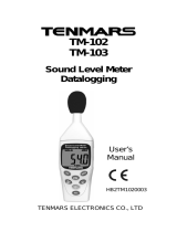 TENMARS TM-102/TM-103 User manual