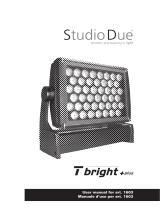 STUDIO DUE T-BRIGHT PLUS RGBW User manual