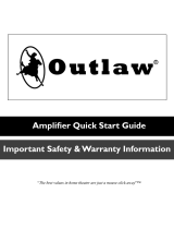 Outlaw 7220 7-channel Balanced Amplifier Owner's manual