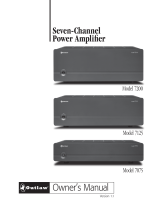 Outlaw 7200 7-channel Amplifier Owner's manual