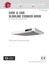Johnson & Starley CHW COOKER HOOD INSTALLATION AND  User Instructions