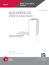 Johnson & Starley AQUAIR S-25 WATER TO AIR HEATER  Installation guide