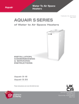 Johnson & Starley AQUAIR S16 & S20 WATER TO AIR HEATER  Installation guide