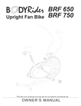 Body Rider BRF750 Fan Bike Owner's manual