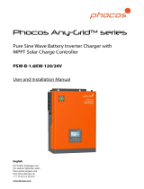 Phocos Any-Grid Battery Inverter Charger PSW-B User manual