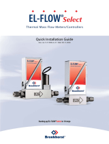 BRONKHORST EL-FLOW Select Quick Installation Guide