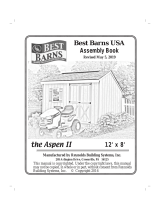 Best Barns Aspen User manual