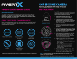 avertX HD820 Quick start guide