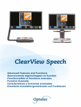 Optelec ClearView Speech Owner's manual