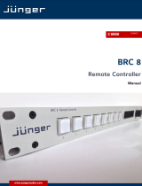 Junger Audio BRC C8000 User manual