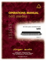 Junger Audio B44 User manual